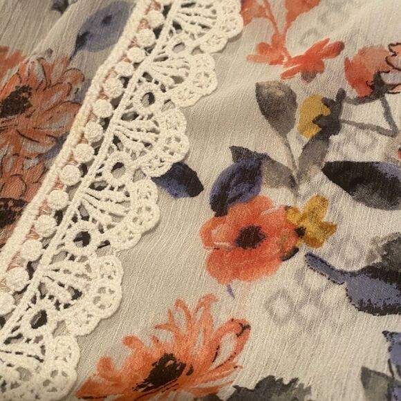 Kimono Floral One Size Flowy Casual - Picture 4 of 7